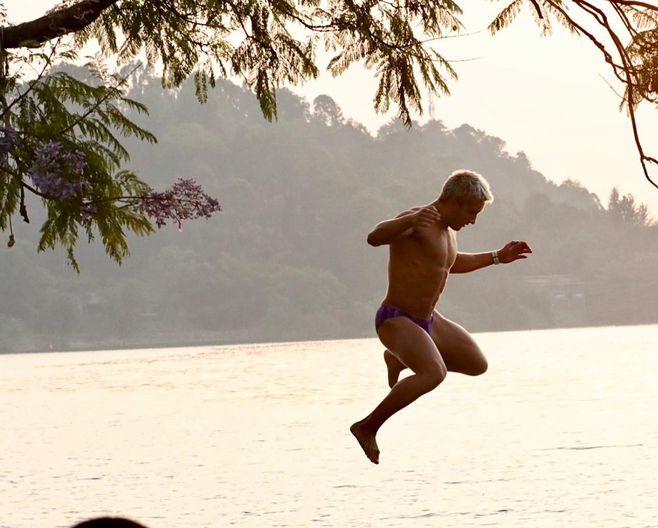 Tarzan Gage Jumps out of Karongi Tree
