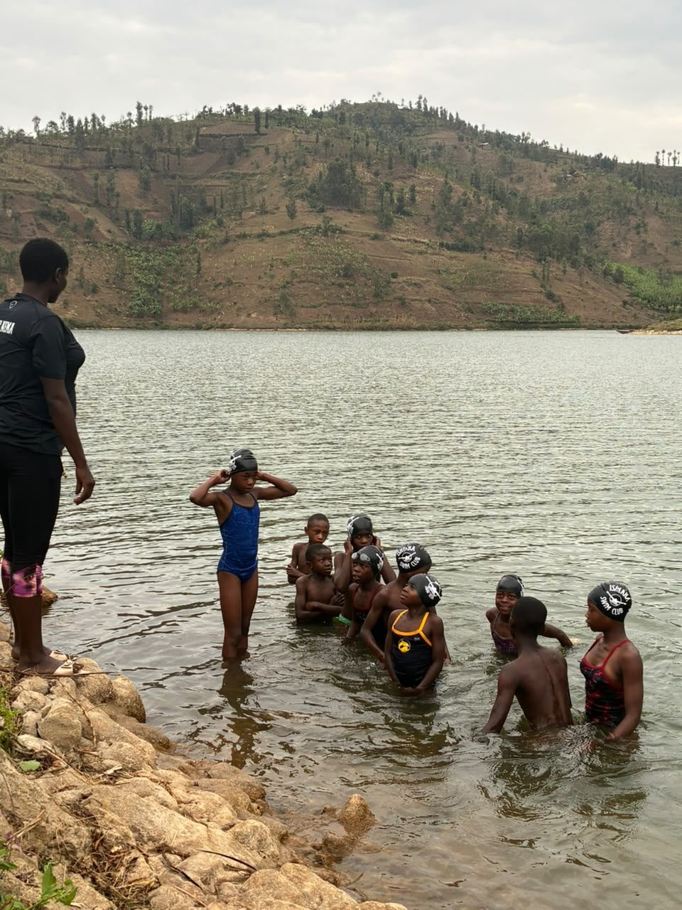 Rutsiro team in the water